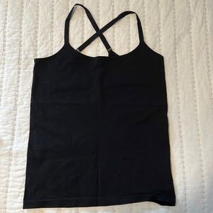 Anthropologie Black tank top